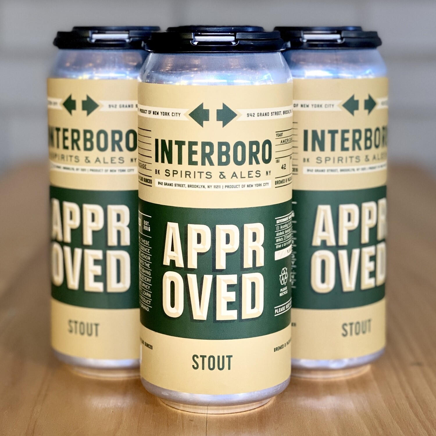 Interboro Approved Stout (4pk)