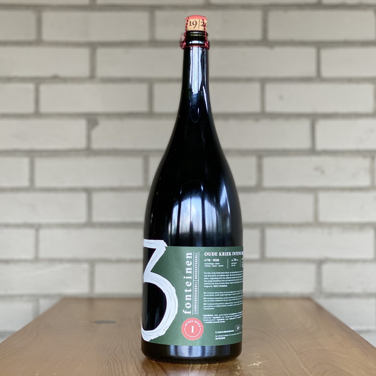 3 Fonteinen Oude Kriek Intens Rood (1.5L)