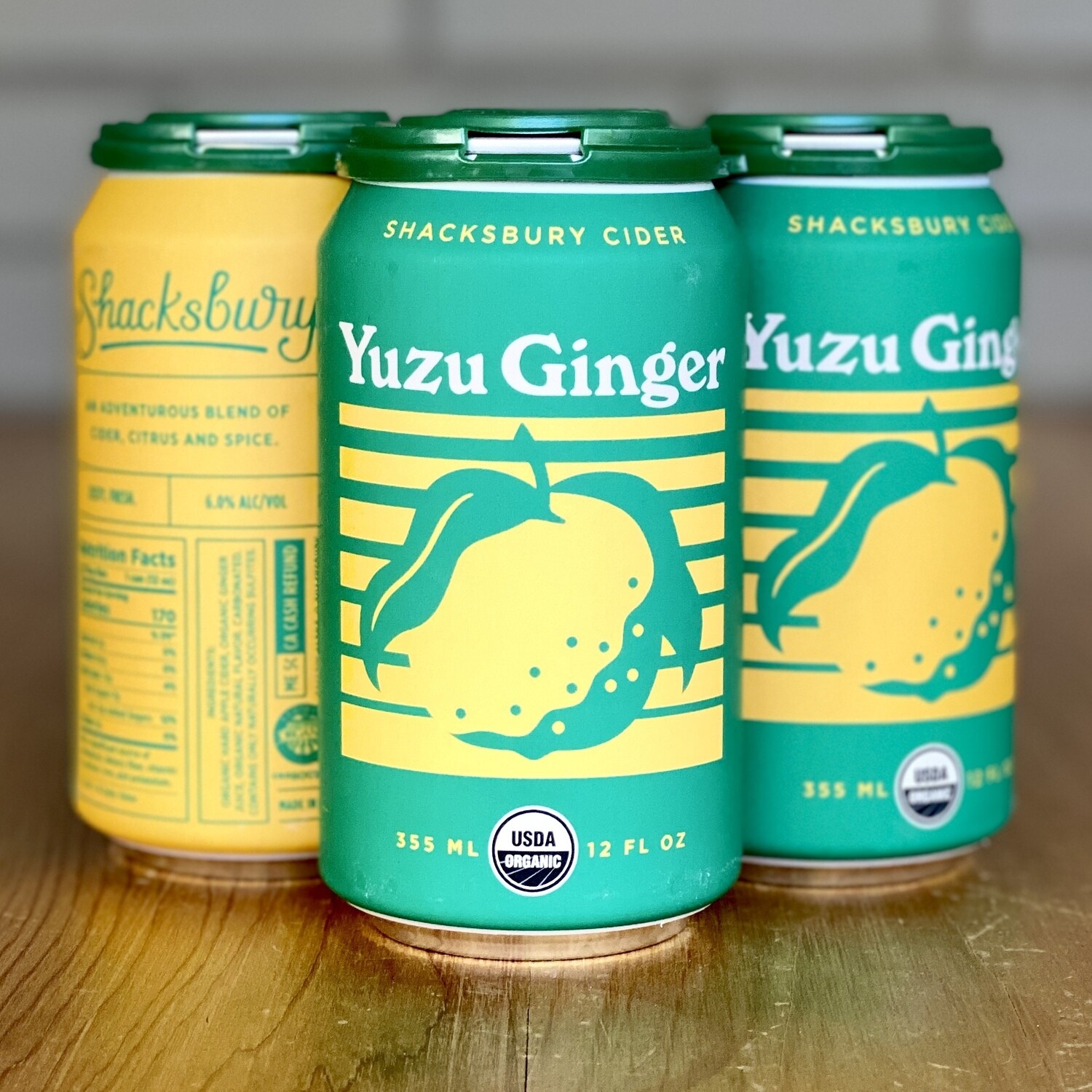 Shacksbury Yuzu Ginger Hard Cider (4pk)