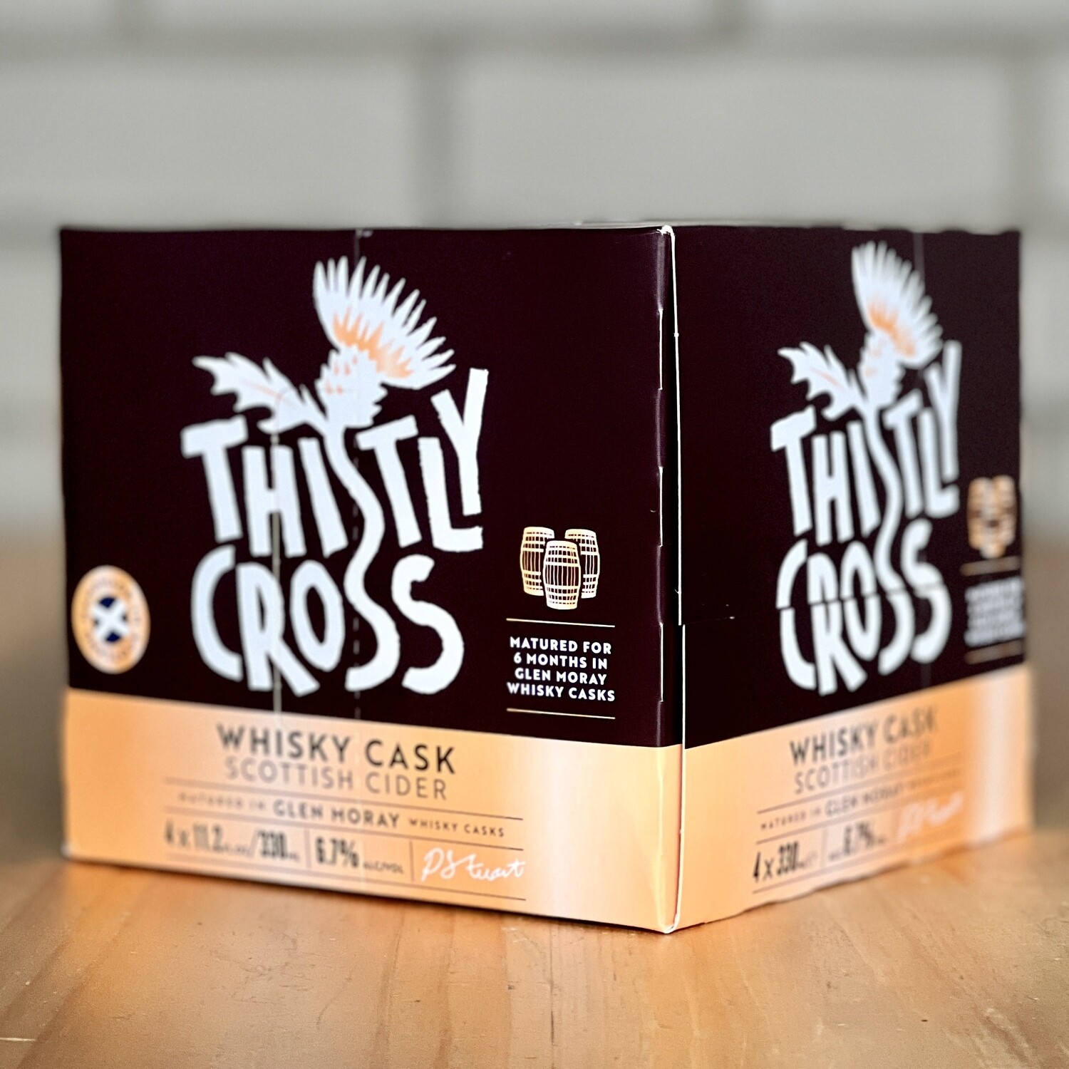 Thistly Cross Whisky Cask Scottish Cider (4pk)