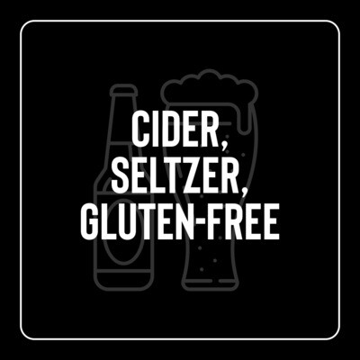 Cider, Seltzers &amp; Gluten Free