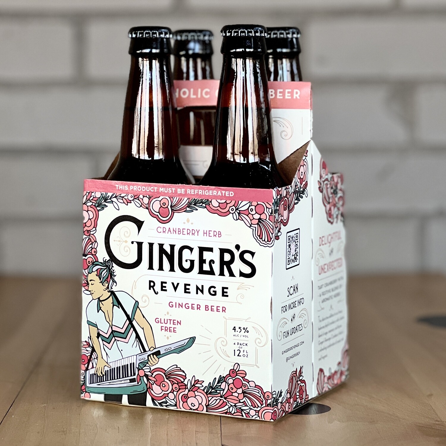 Ginger&#39;s Revenge Cranberry Herb (4pk)