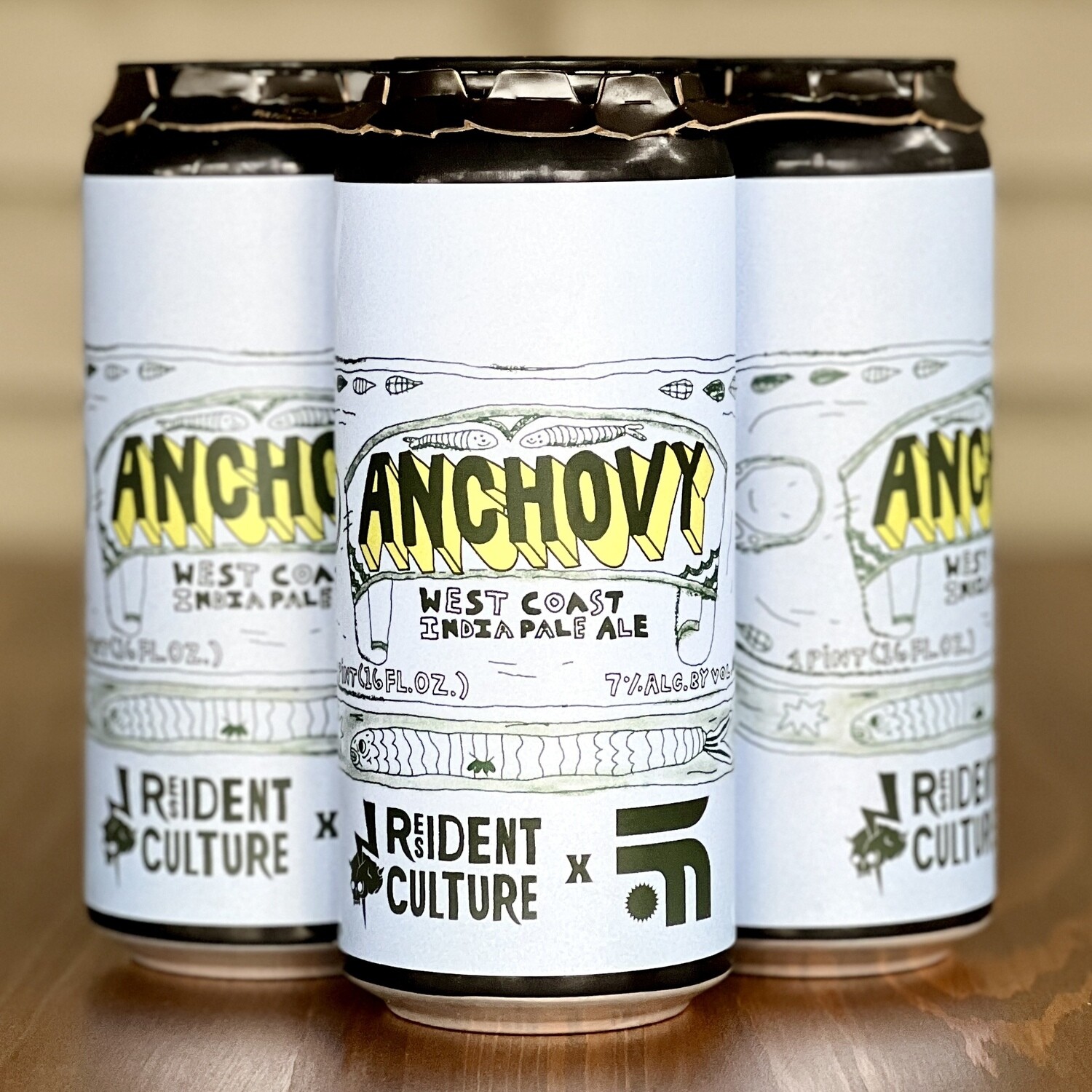 Resident Culture Anchovy West Coast IPA (4pk)
