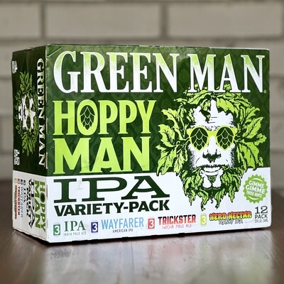 Green Man Hoppy Man IPA Variety Pack (12pk)