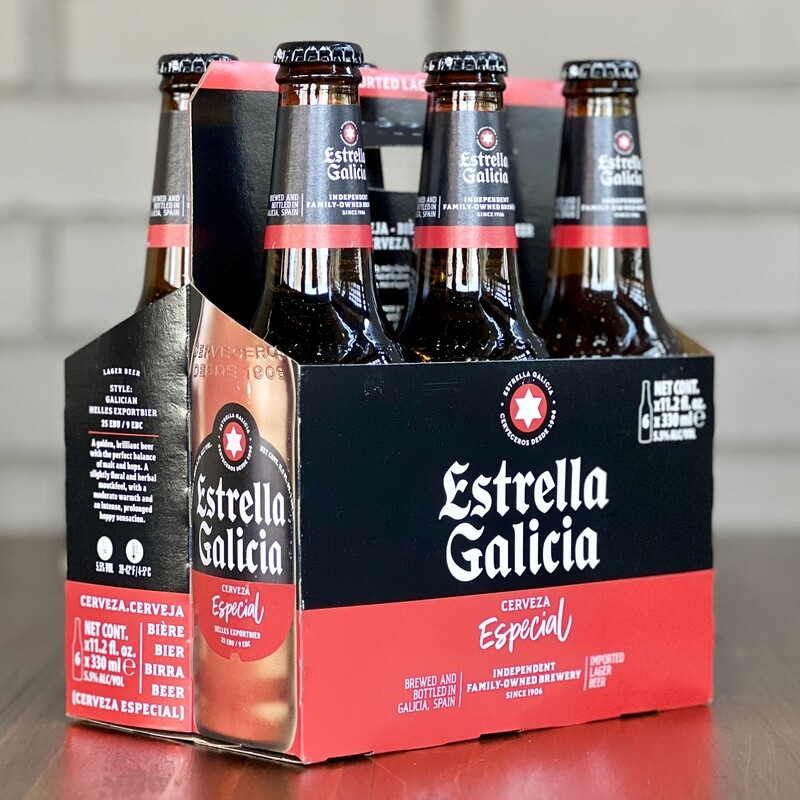 Estrella Galicia Cerveza (6pk)