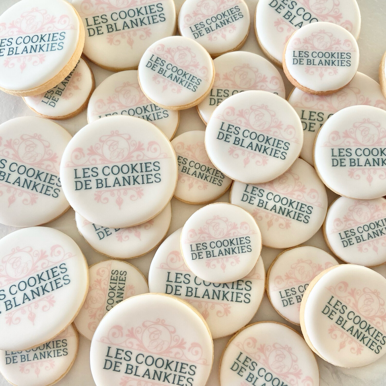 Biscuit signature  "Votre logo à croquer"