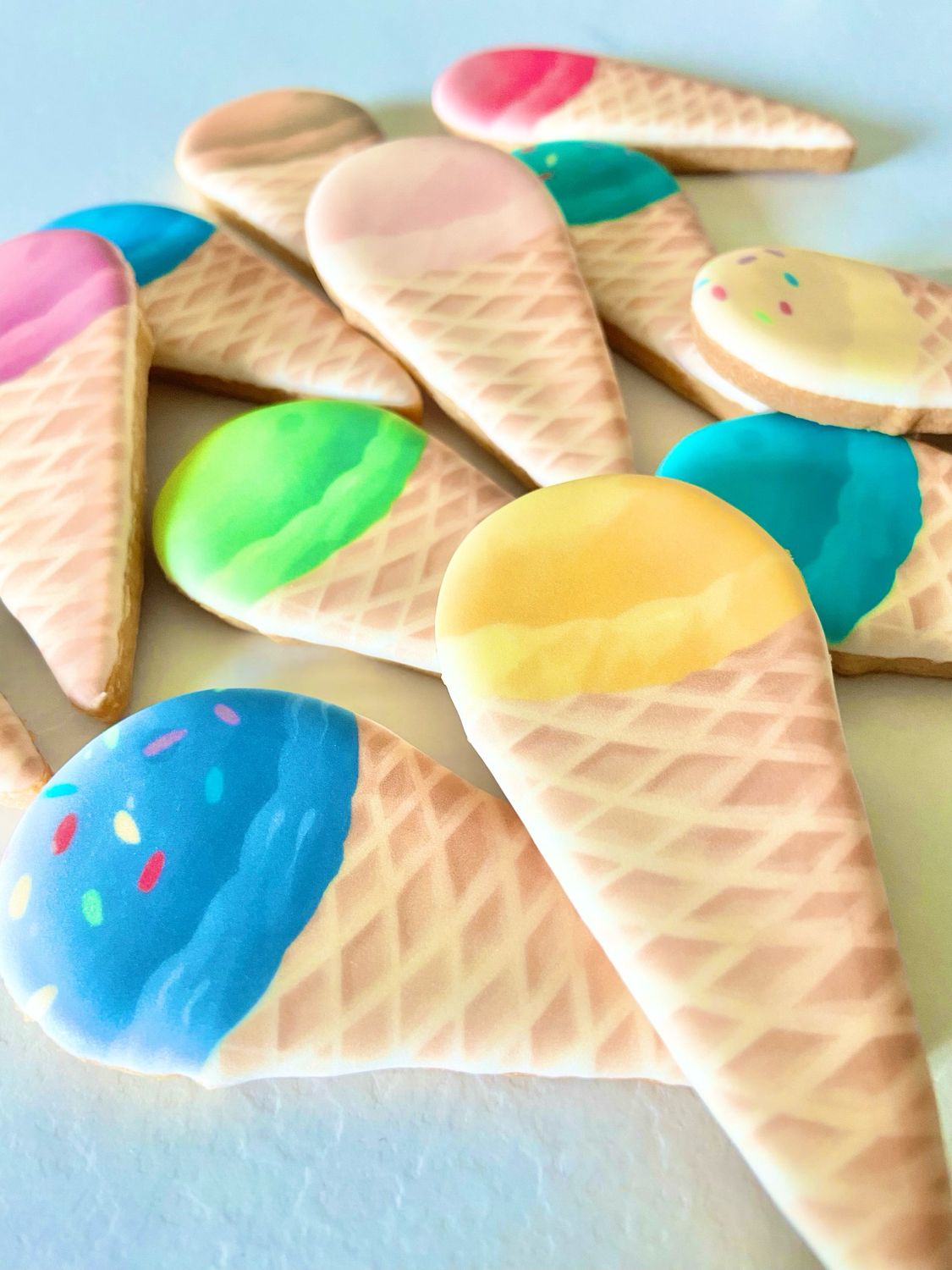 Les cornets glacés