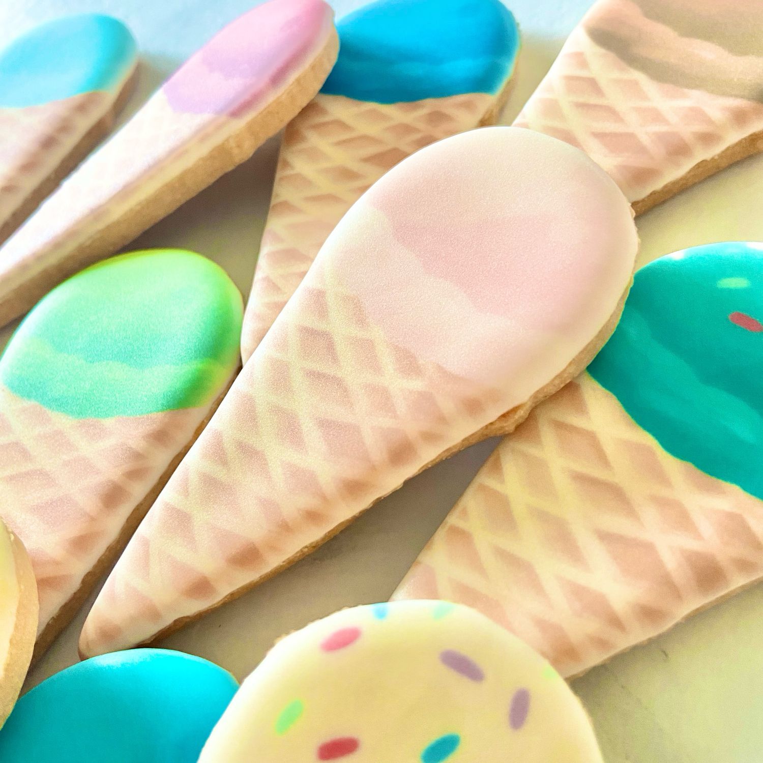 Les cornets glacés