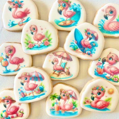 Les flamands roses