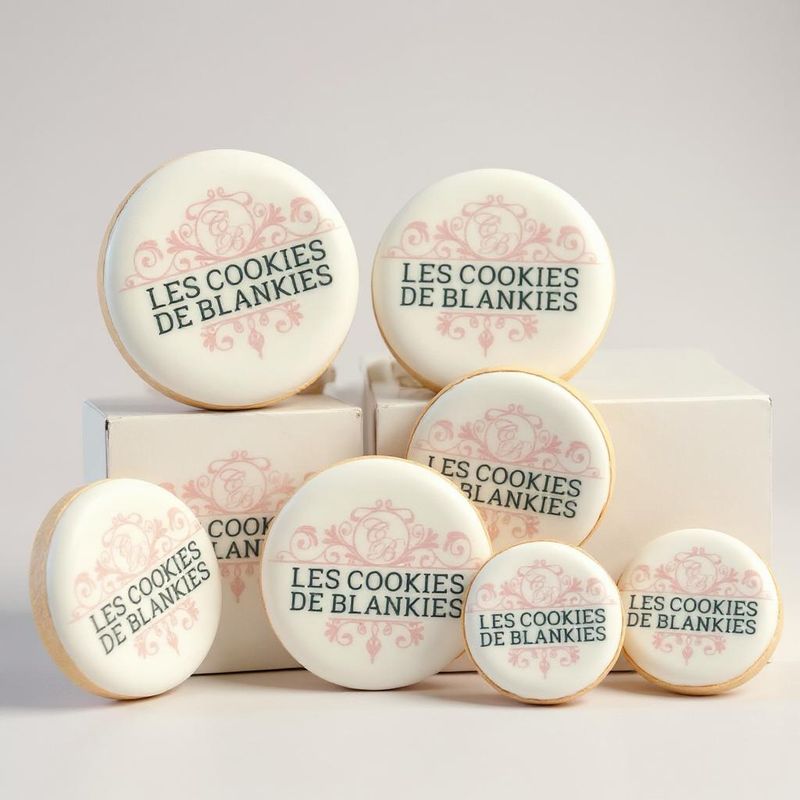 Biscuit signature  "Votre logo à croquer"