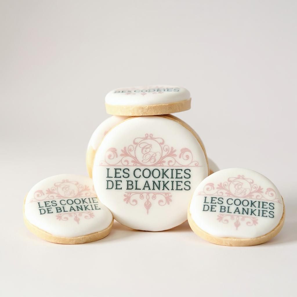 Biscuit signature  "Votre logo à croquer"