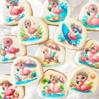 Les flamands roses