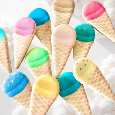 Les cornets glacés