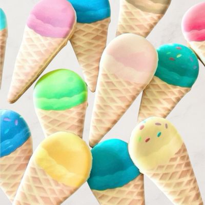 Les cornets glacés