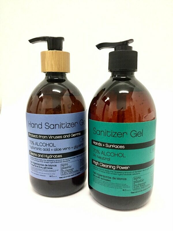 500ML DISPENSADOR GEL HIGIENIZANTES PARA MANOS Y APTO SUPERFICIES