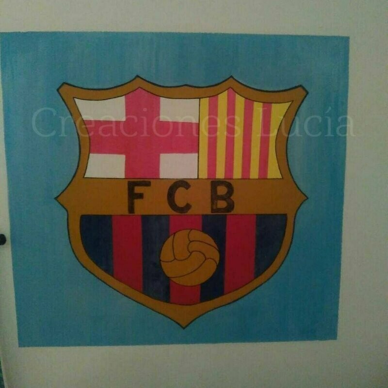 MURAL Escudo Barsa
