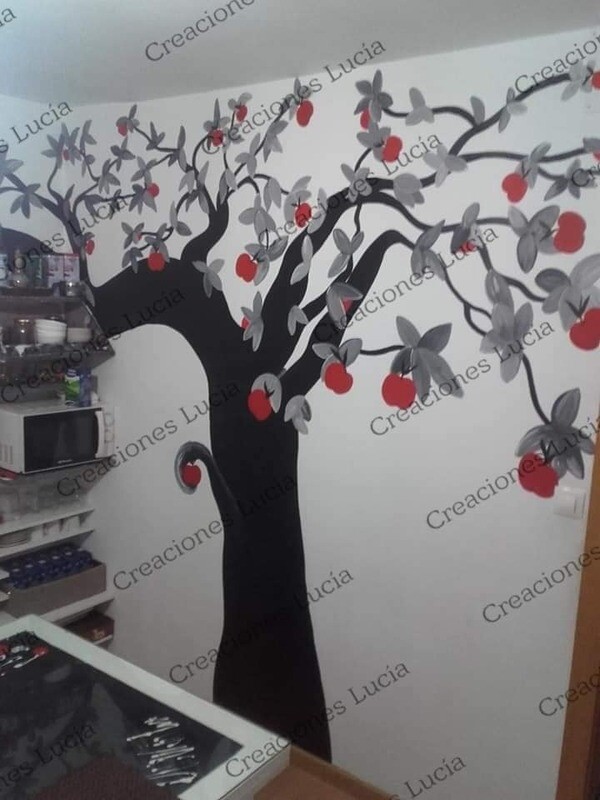 MURAL Árbol Manzanas