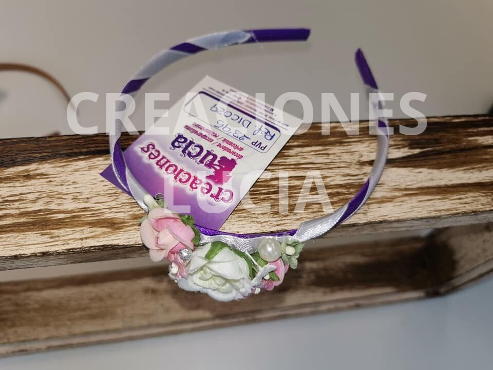 Diadema flores secas