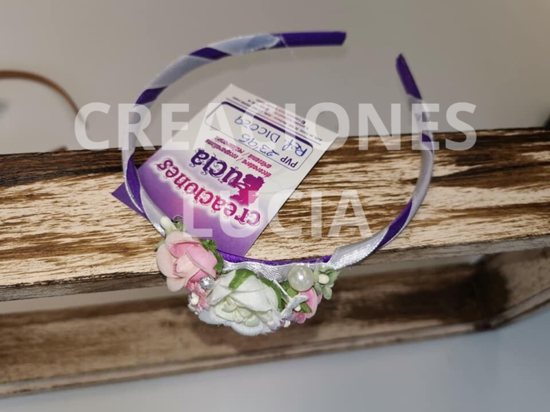 Diadema flores secas