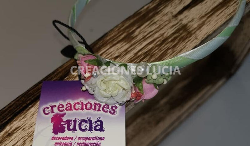 Diadema flores secas