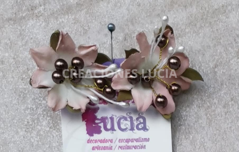 Pendientes de Foamiran