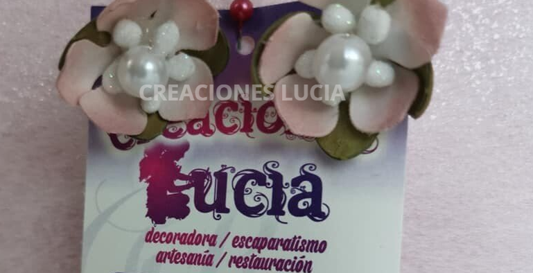 Pendientes de Foamiran