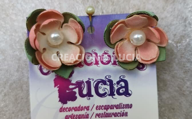 Pendientes de Foamiran