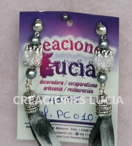 Pendientes de Foamiran