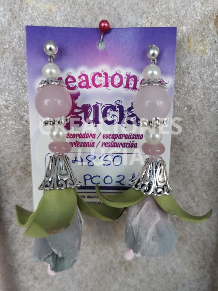 Pendientes Foamiran