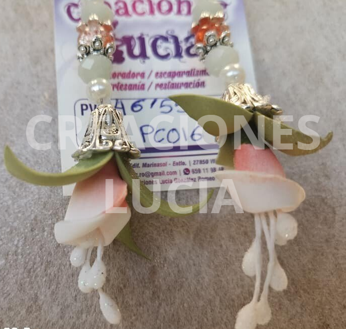 Pendientes Foamiran