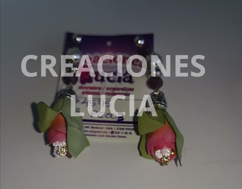 Pendientes Foamiran