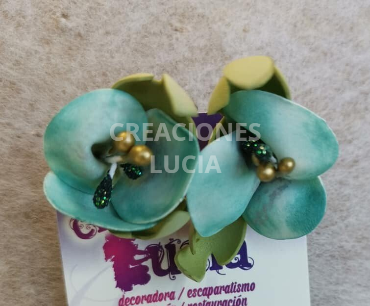 Pendientes Foamiran