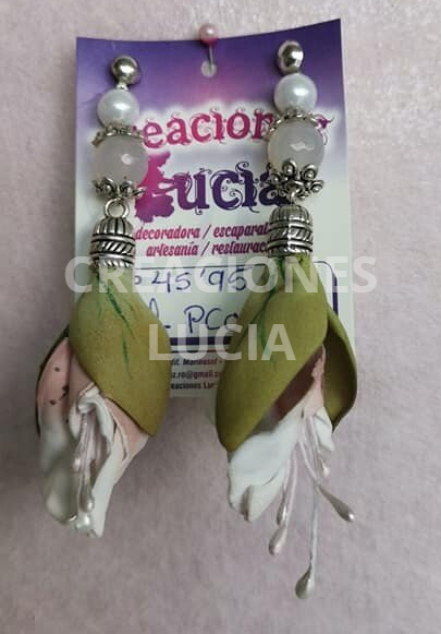 Pendientes Foamiran