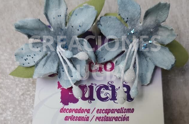 Pendientes Foamiran