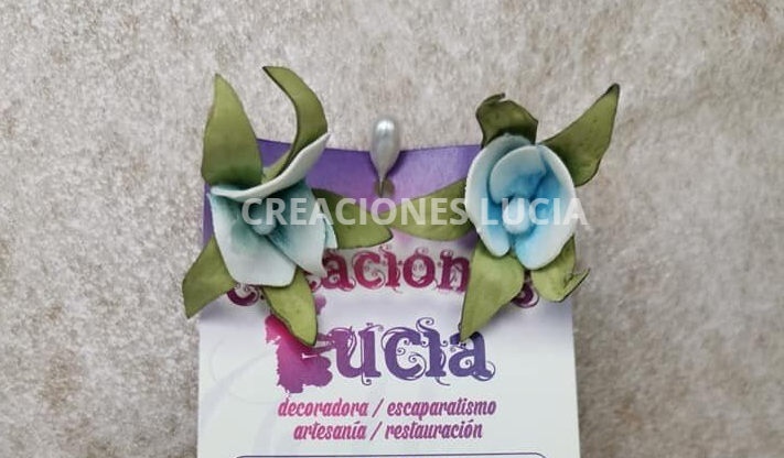 Pendientes Foamiran