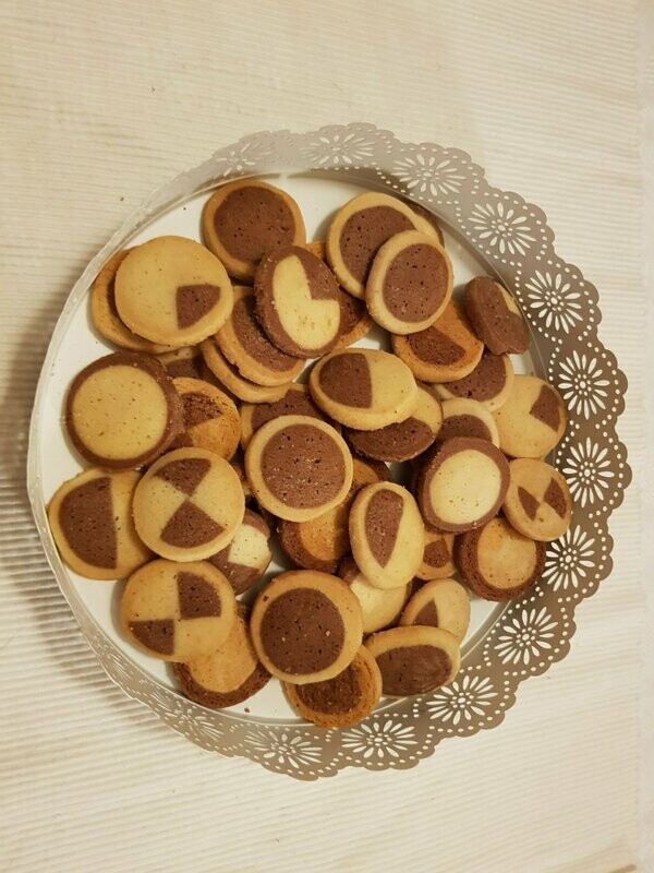 Schwarz-Weiß Gebäck ca. 250g