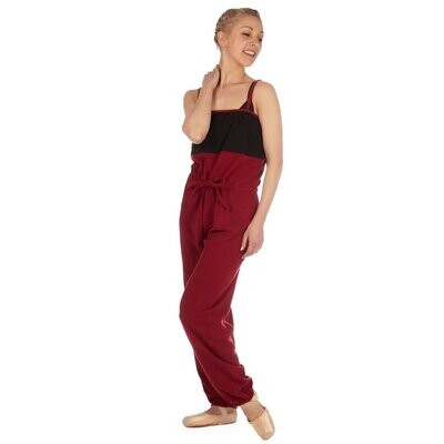 Sansha Wärmeanzug G04F warm up Overall Jumpsuit, Größe: 2/XS, Farbe: Rot/Black