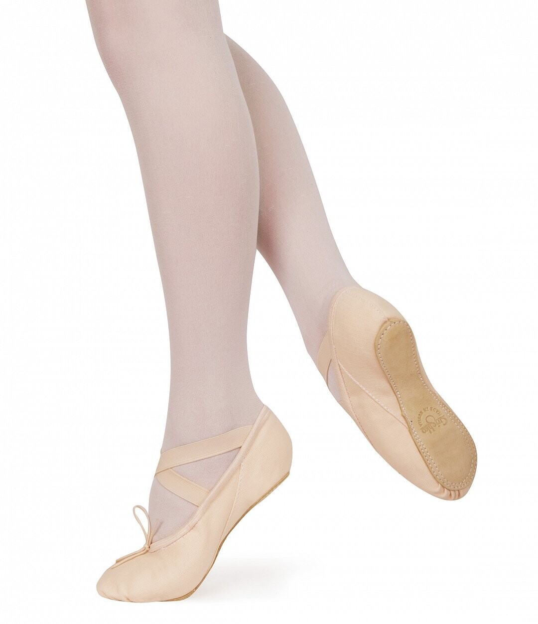 GRISHKO Mod.01 Kinder SOFTBALLETTSCHUH MIT GANZE SOHLE Ballet shoes Schläppchen