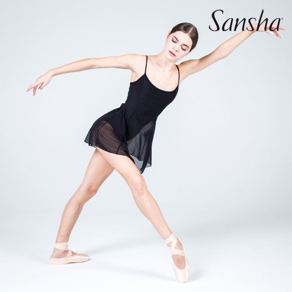 Sansha-Trikot mit angesetztem Rock AMELINE G521M