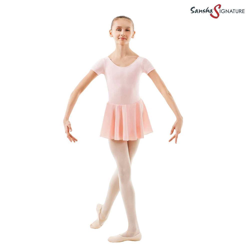 Sansha Kurzarm Trikot mit Rock  SAMANTHA Y3554C