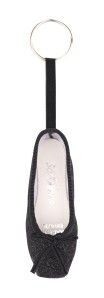 SÓ DANÇA KCE01G MINI-SPITZENSCHUH-SCHLÜSSELANHÄNGER Glitzern