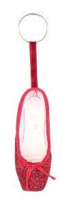 SÓ DANÇA KCE01G MINI-SPITZENSCHUH-SCHLÜSSELANHÄNGER Glitzern