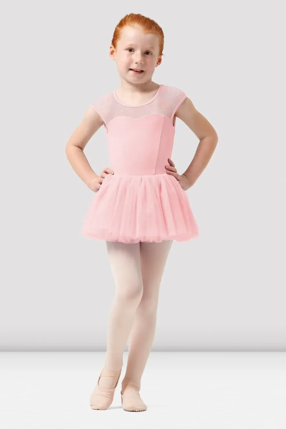 Mädchen Mirella Paisley Tutu-Kleid mit Flügelärmeln M1557C, Größe: 4/6, Farbe: Candy Pink