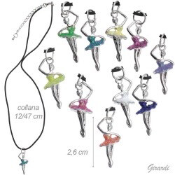 GLITZERNDE BALLERINA-GUMMIKORDEL-HALSKETTE GLITZERNDE BALLERINA-GUMMIKORDEL-HALSKETTE