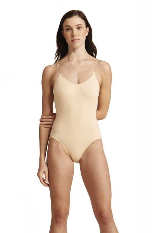 Capezio Unterziehbody mit durchsichtigen Trägern 35