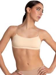 Capezio Unterziehbra BH mit durchsichtigen Trägern 3564