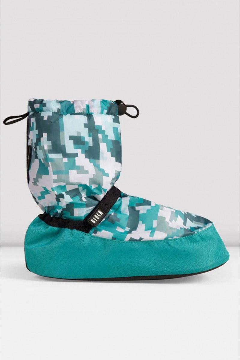 Bloch IM009BP Aufwärmschuhe Aufwärmstiefel Warm up booties, Größe: S, Farbe: Pixel
