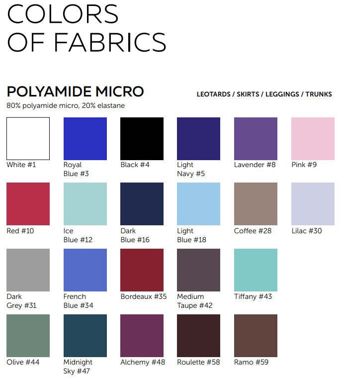 Grishko DA2002MP Eva Trikot mit breiten Trägern