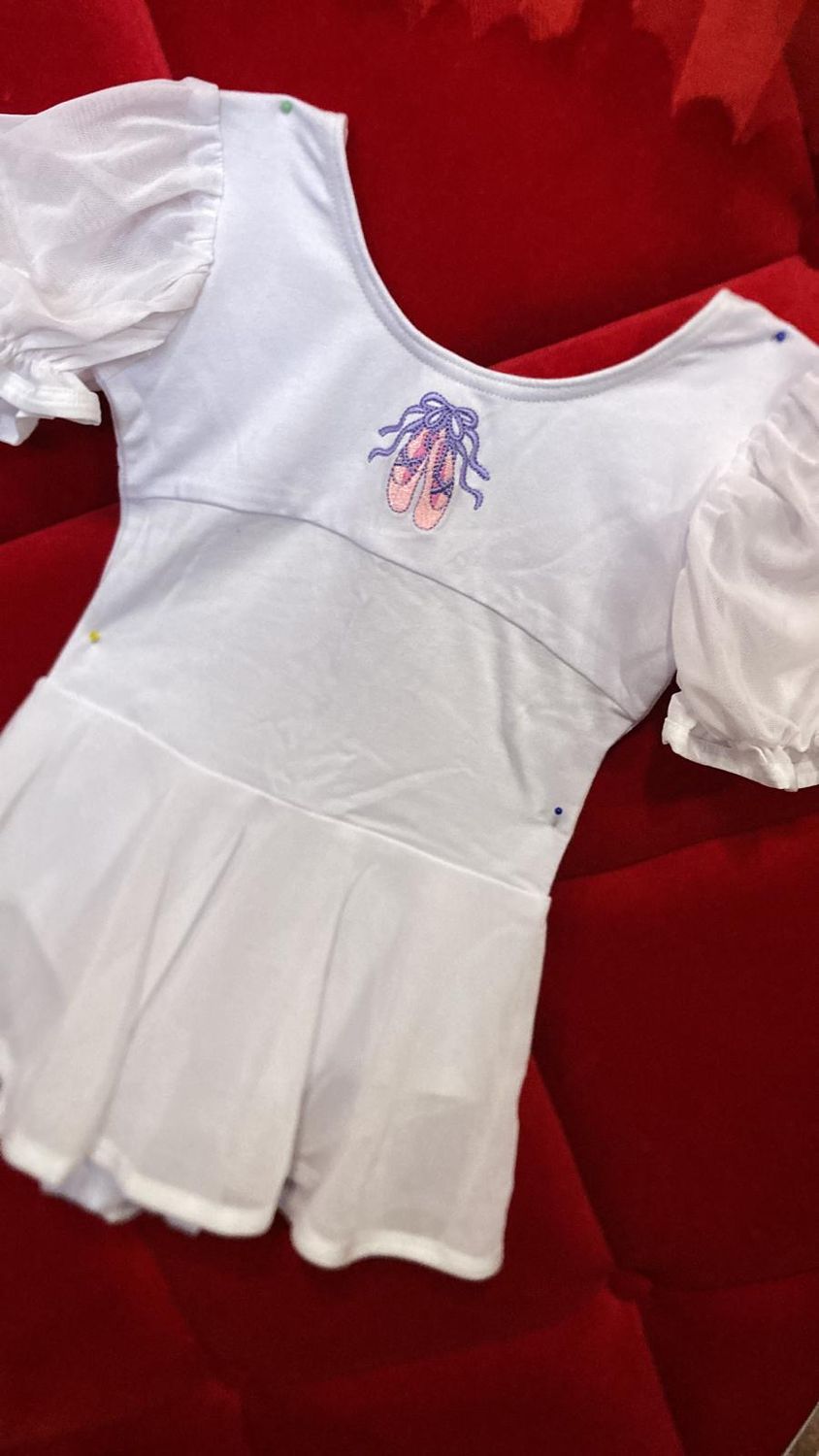 Kinderbody mit Röckchen Amila Dancecode, Farbe: Rosa, Größe: 30/ 98-104