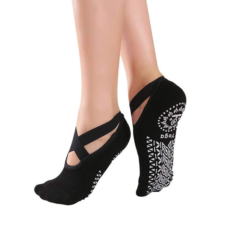 Socken rutschfeste für Damen Typ2 für Yoga Pilates Ballett Fitness Barfuß-Training Dance Trampolin